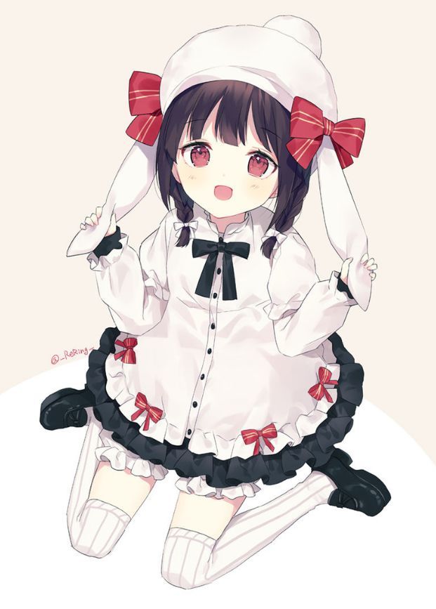蝴蝶结少女动漫壁纸头像