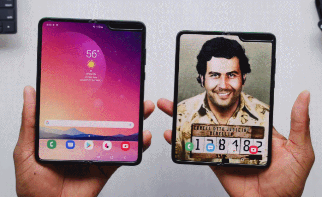 2,这款折叠机手机的外观酷似三星galaxy fold