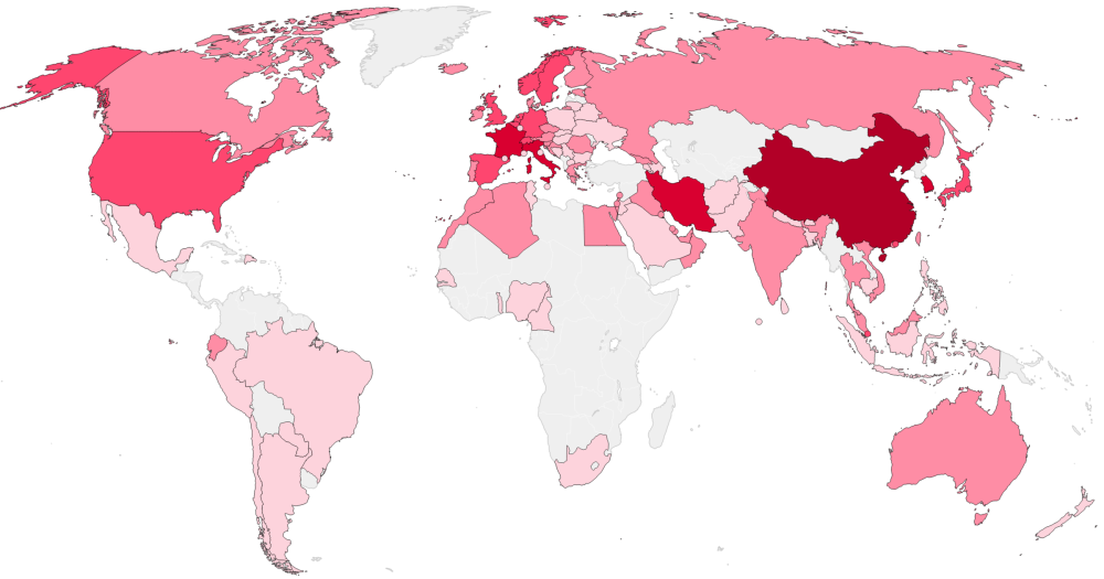 全球疫情地图