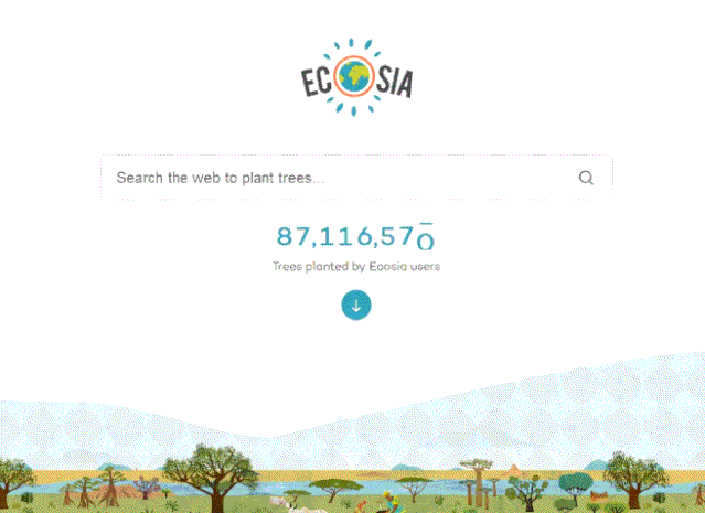 「ecosia」,由一家德国创业公司 b-labs 创办,创始人 christian kroll