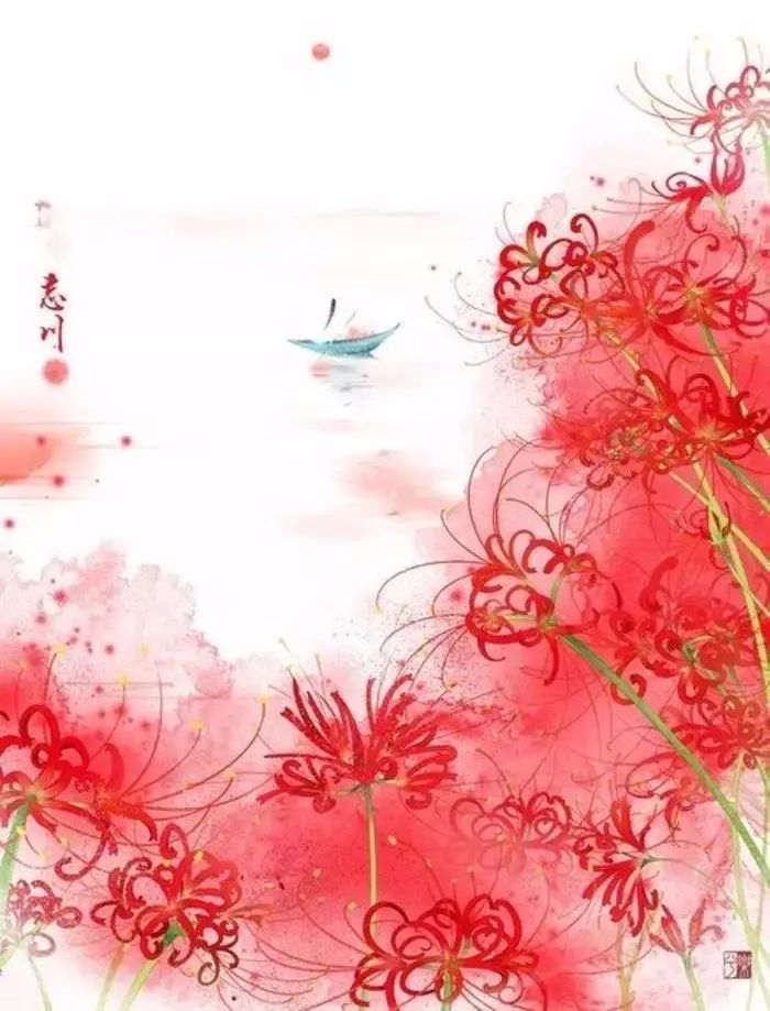 忘川河畔,彼岸花开