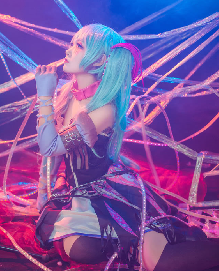 cosplay下限 胶布,cosplay下限胶布 cosplay,cos,coser,初音未来,虚拟歌姬