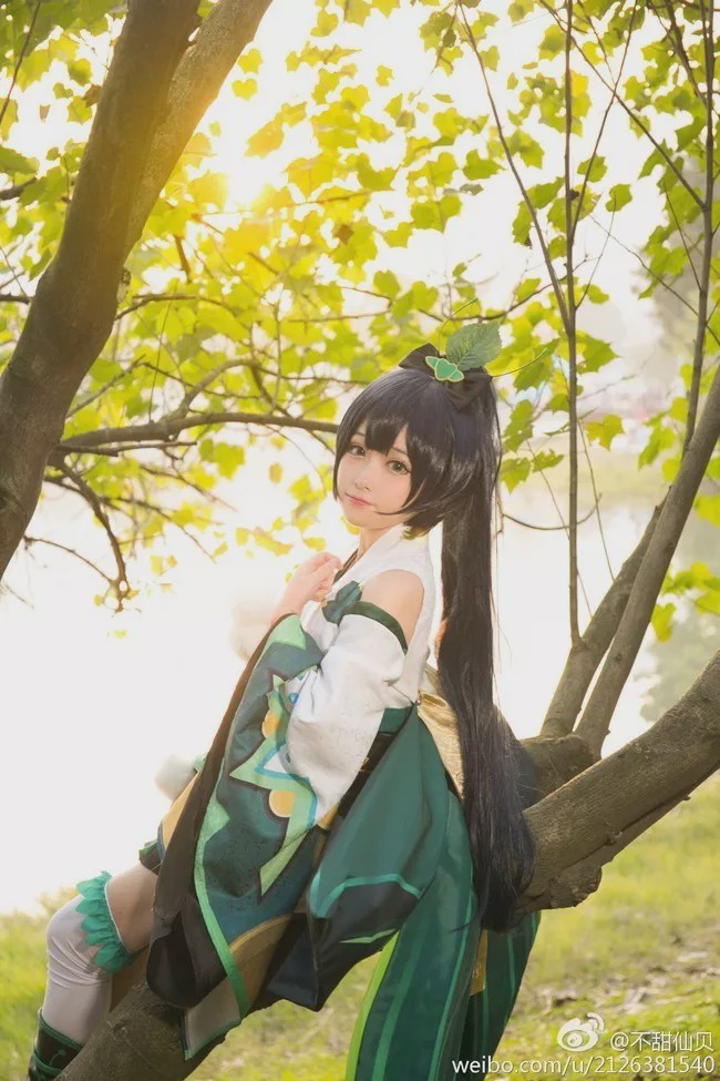 cosplay:《阴阳师》莹草@不甜仙贝