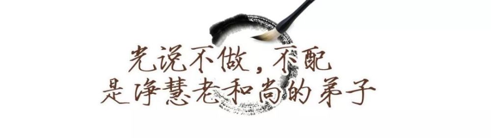 光说不做?那我就不配是净慧长老的弟子