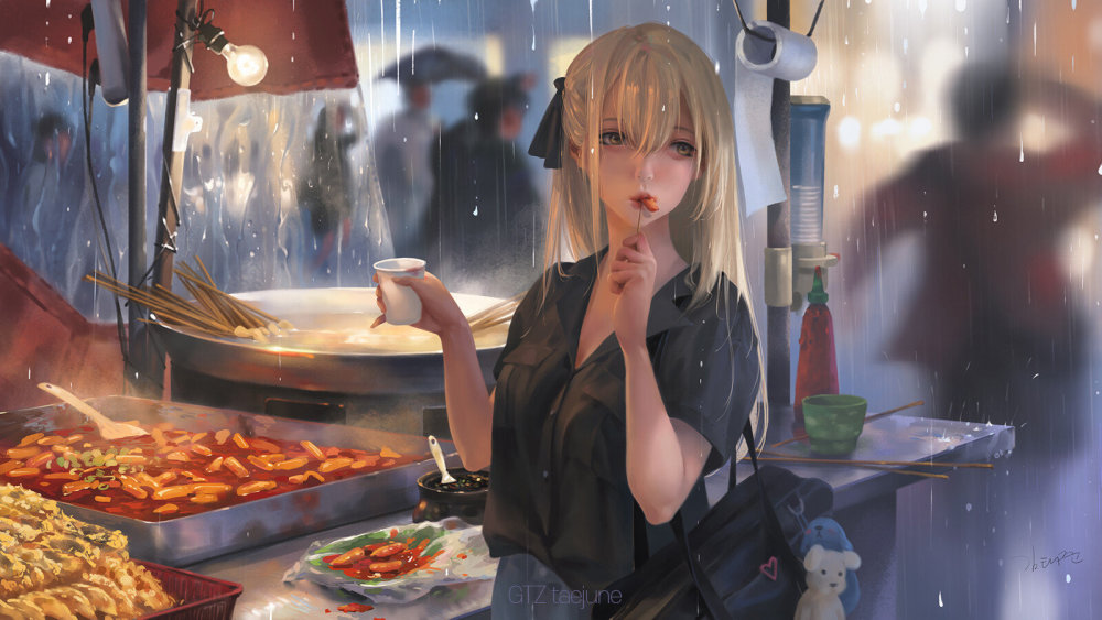 超清光感超强少女壁纸