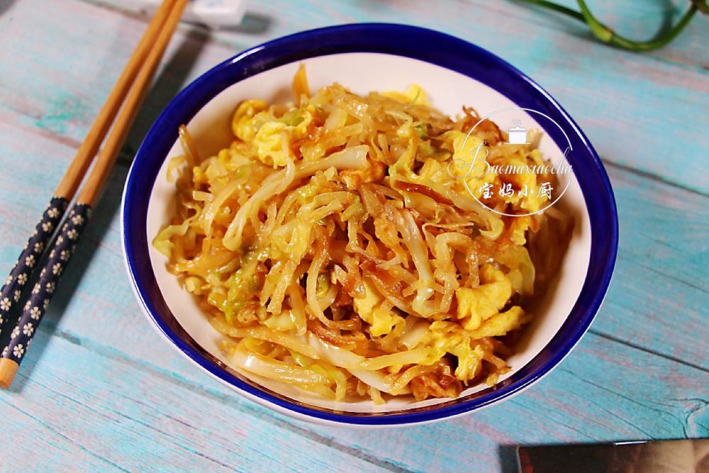 【圆白菜鸡蛋炒饼】