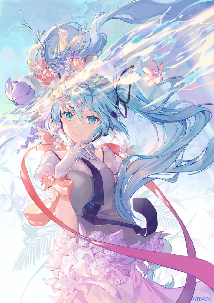 手机壁纸——miku酱!