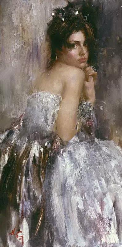 最有天赋的俄罗斯画家尼古拉·布洛欣,女性人物油画作品欣赏