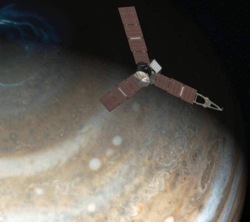 朱诺号木星探测器艺术图(图源:网络)