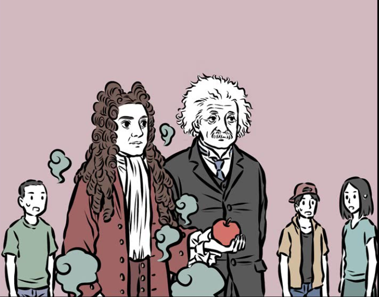 动漫非人哉:九月补习物理,惊现爱因斯坦和牛顿?哥哥对