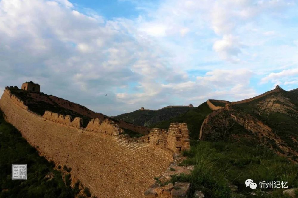 雁门关长城,敌楼,遗址,雁门,山阴县,雁门关