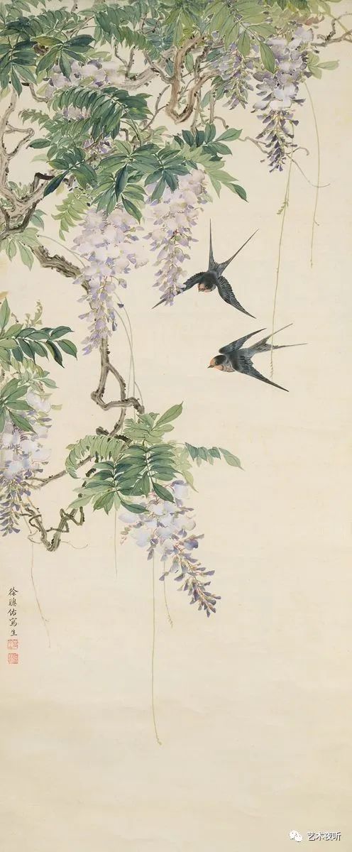 花鸟画,工笔画,洪怡,徐聪佑,画家