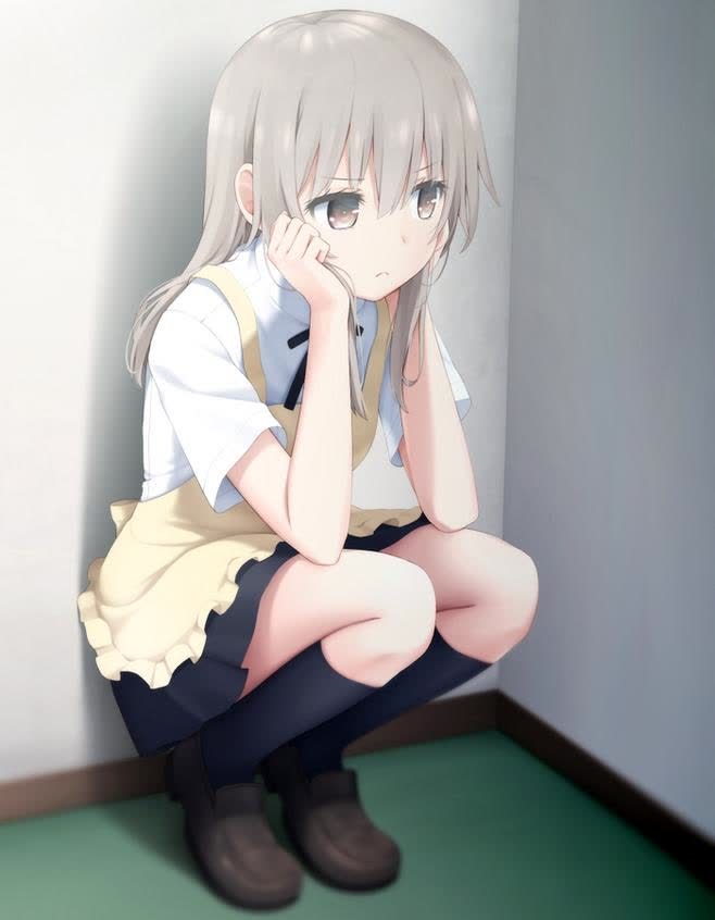 动漫人物图集:身穿校服的动漫美少女,别有风味哟!