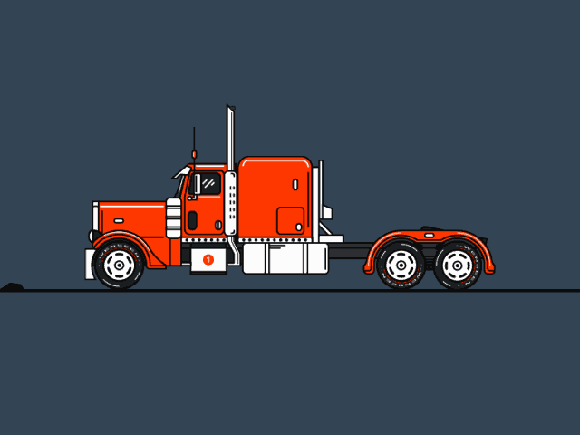 货车在行驶中自燃老司机夏季行车要留心