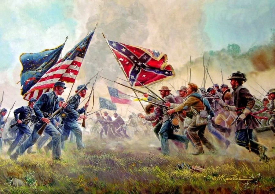 美国独立战争和内战的士兵,为何敢于站成一排在百米内
