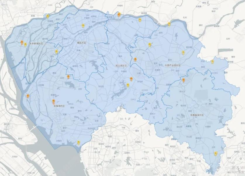 总用地面积约 122万方,总建面约 319万方(不含长安镇乌沙社区地块