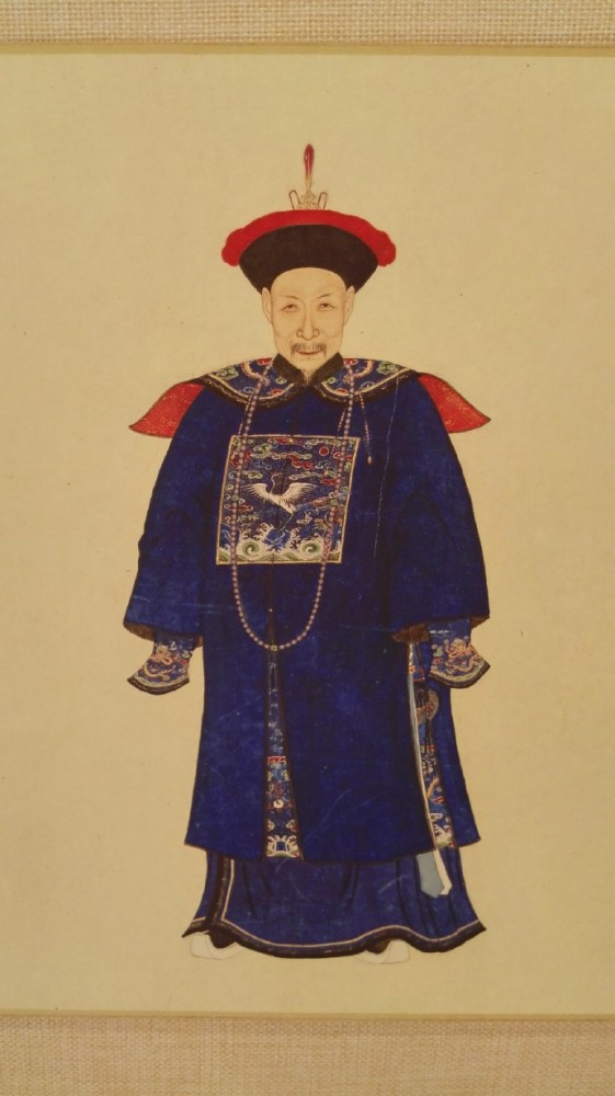 清朝乾隆皇帝御制平定台湾功臣像