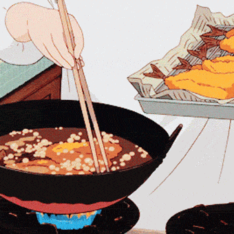 小时候看日本动漫 普普通通的食材经他们手一烹饪 隔着屏幕都能感受