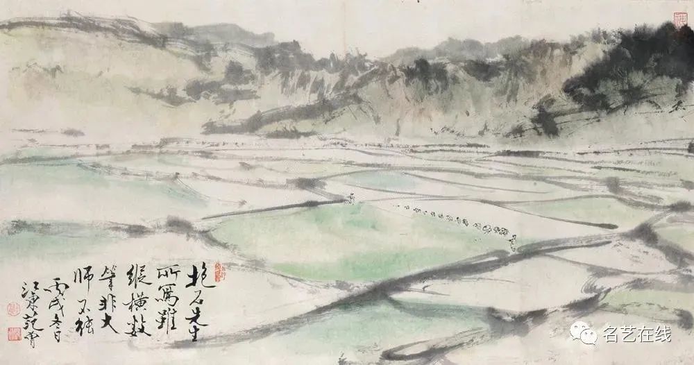 名家画笔下的春耕图,正是春耕农忙正当时 人勤春早盼丰收