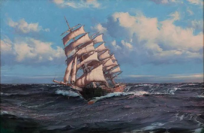 扬帆起航,你将前往何处?海上帆船系列绘画作品欣赏