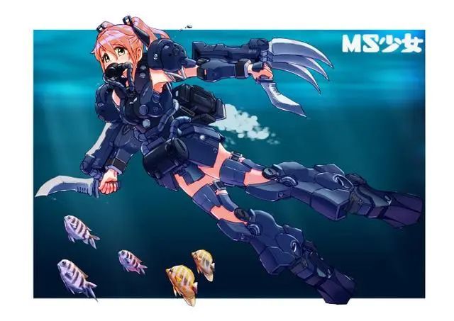 模玩控:ms少女机甲插画第二弹,这台原石新安洲爱了