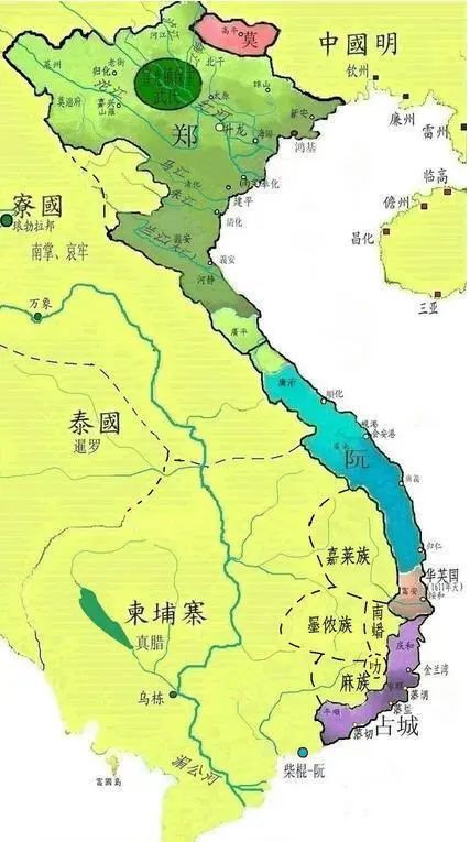 郑阮纷争,17-18世纪的越南南北分裂局面是如何形成的?
