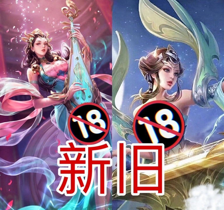 王者荣耀四大美人原型海报曝光,西施:设计师能给我多画件衣服吗?