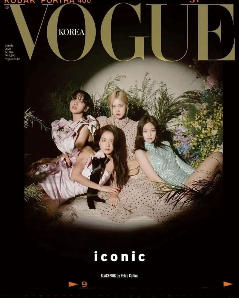 vogue korea最近为blackpink拍摄了一组大片,四个女孩的穿搭就正好