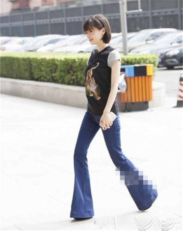 王子文穿上高跟鞋瞬间两米,这鞋子究竟多高?