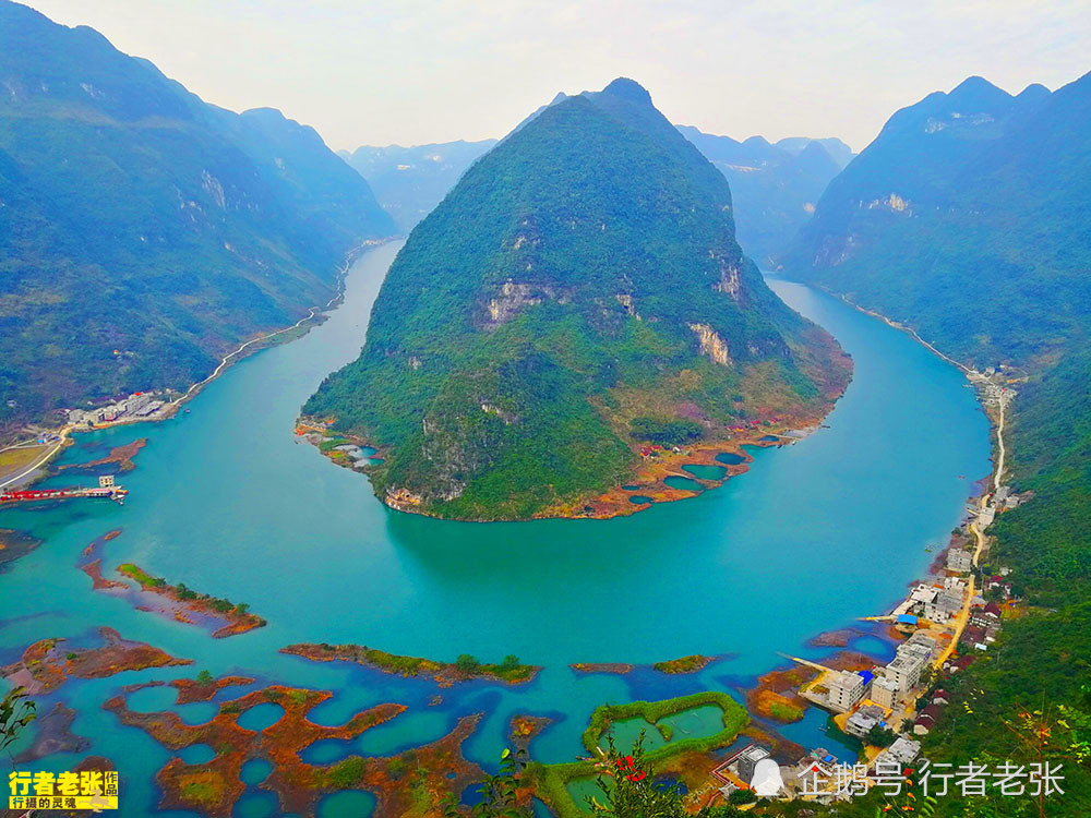 河水绿如翡翠,却叫"红水河",广西第一湾堪比黄河乾坤湾