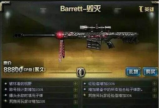 盘点CF四大天王级武器，每一把都堪称经典
