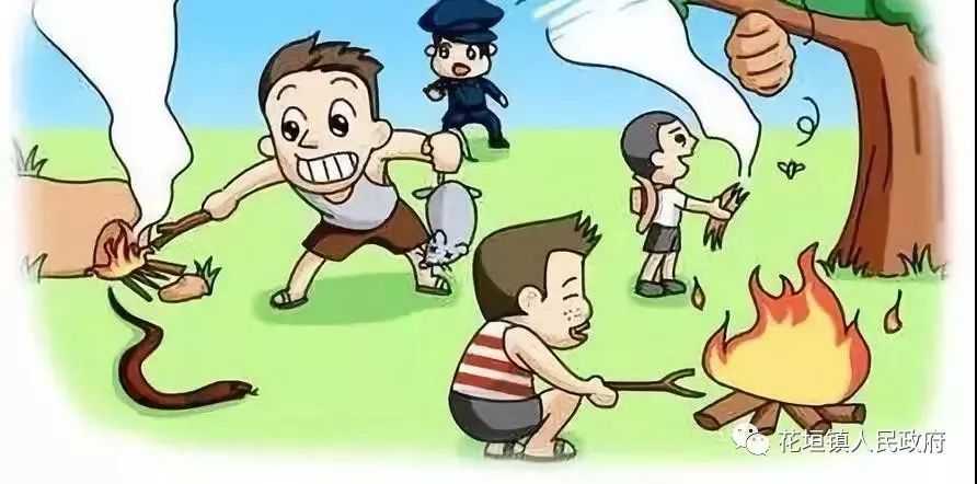 六,不要让特殊人群和未成年人在林区内玩火