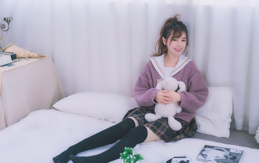 秋季喜欢宅在家的jk小姐姐