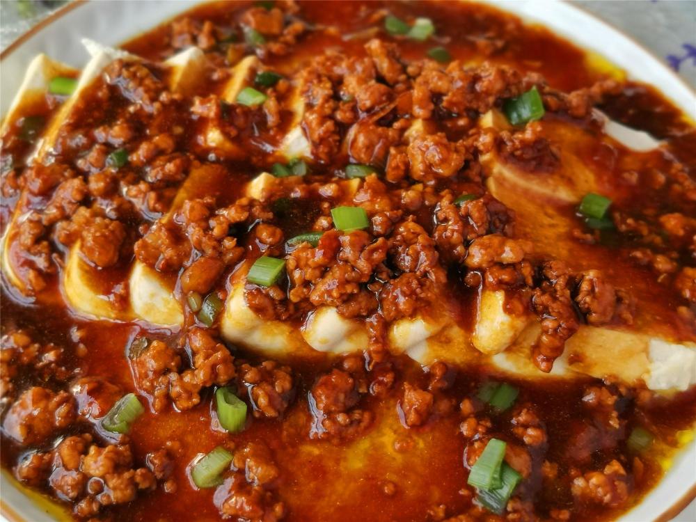豆腐,鸡蛋,猪肉,肉末豆腐,蒸菜