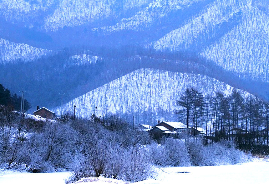 北国风光万里雪飘,走进小兴安岭之巅——乌伊岭