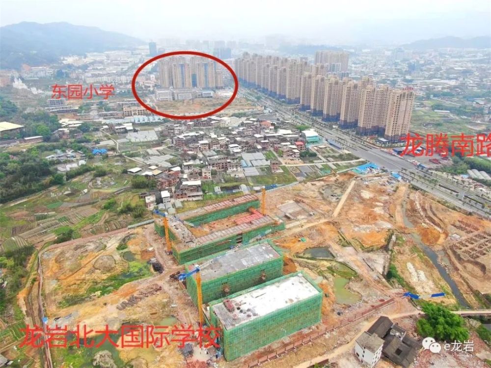 又一座小学主体完工 三所名校将重塑龙岩南部新城