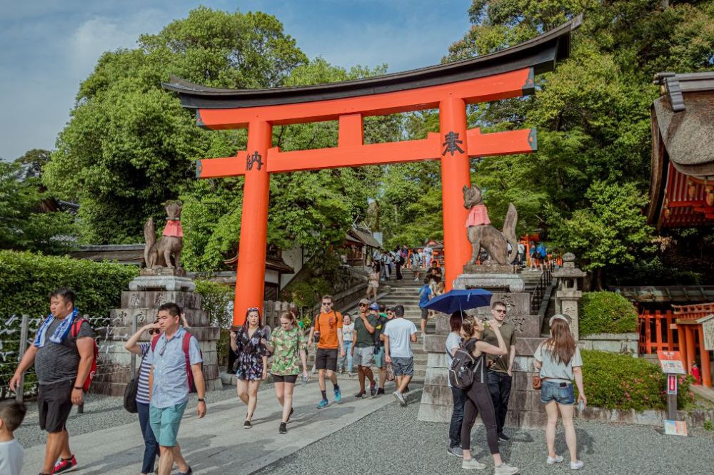 伏见稻荷大社,鸟居,日本_旅游,景点,稻荷,稻荷神