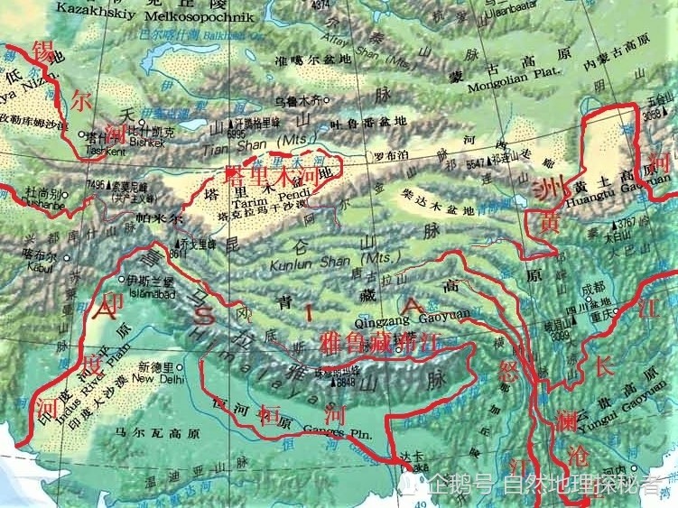 青藏高原,亚洲水塔,水资源,喜马拉雅山脉,高原,湖泊