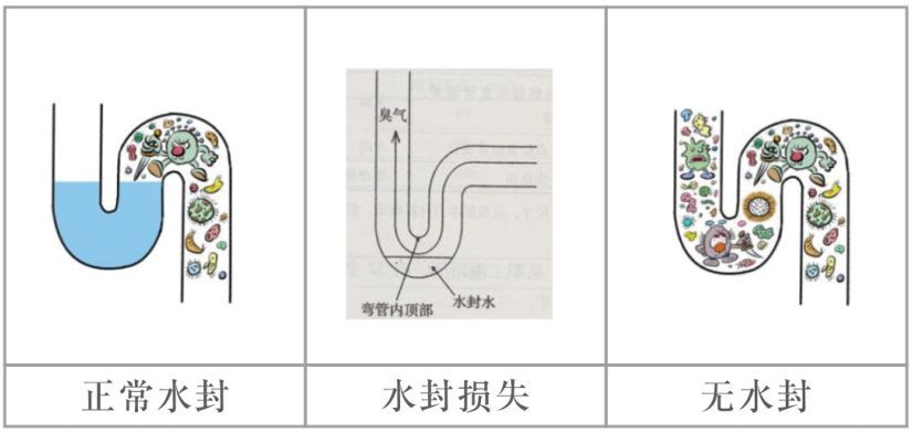 排水管"水封"设计