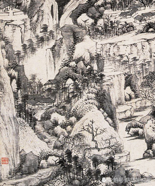 王鉴,清四家,山水画,仿元人山水,典雅清幽