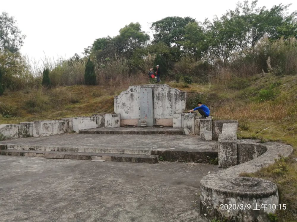 黄俊仁风水团队考察揭阳明代御葬古墓"翁梅斋墓"