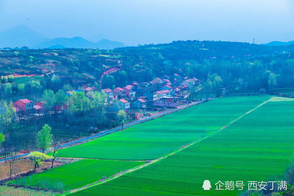 春游蓝田县鹿走沟村