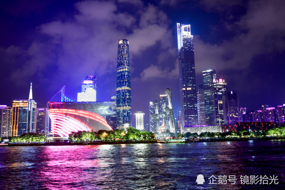 摄影,珠江夜游,广州塔,夜景,标志建筑