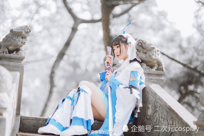 元气清纯,剑网三朔雪咩萝cos,有种如沐春风的感觉
