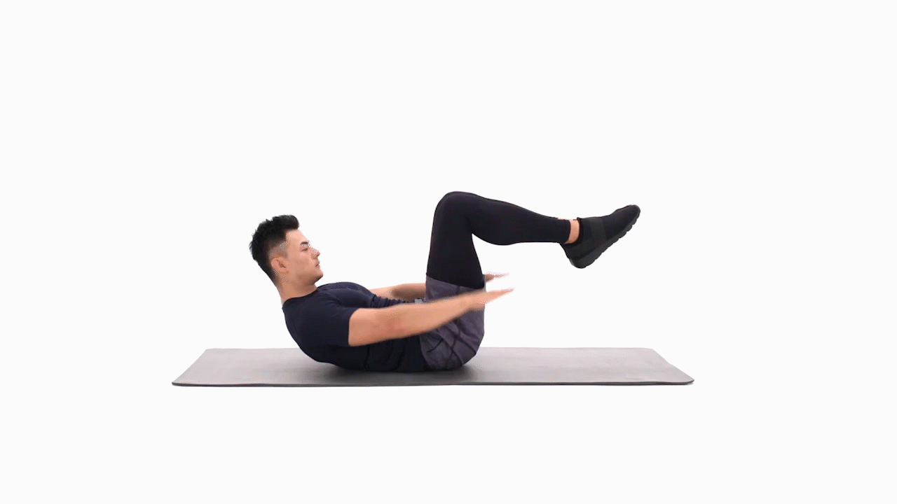 动作四  仰卧蹬车