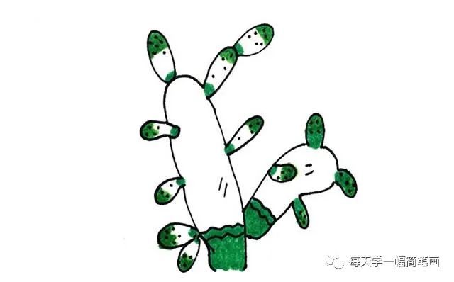 每天学一幅简笔画-创意树木简笔画图片大全