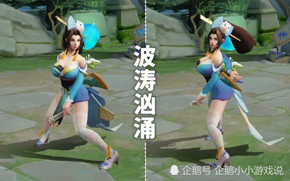 王者荣耀:不知火舞魅语3d视角展示,未成年勿入!