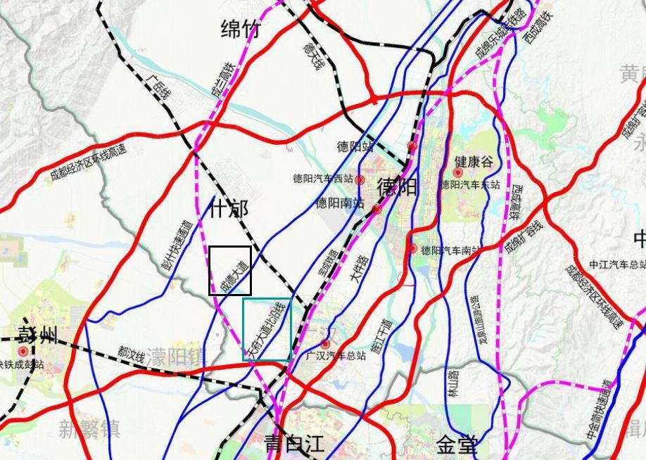 一张交通图隐藏的德阳城市机遇!以后感谢现在的自己吧