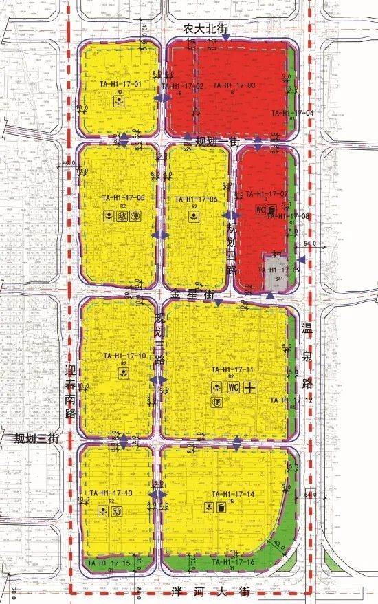 h3片区泮河大街以南温泉路 来源:泰安市自然资源和规划局 大众网