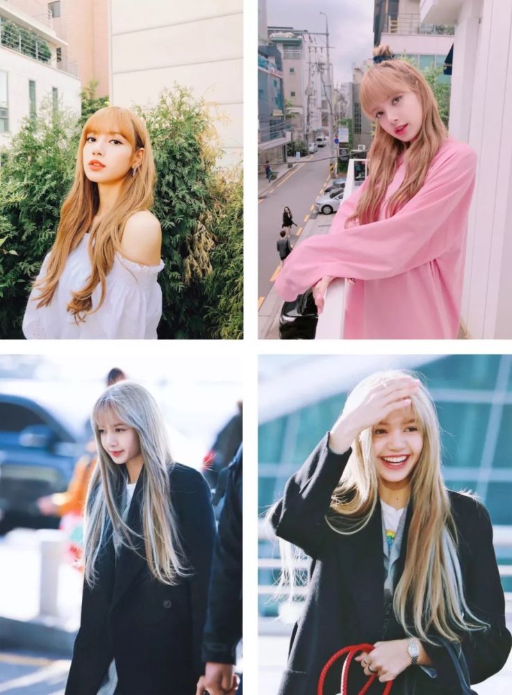 来自人气韩团blackpink的 lisa前几日频上热搜 看到她的神仙发色 小
